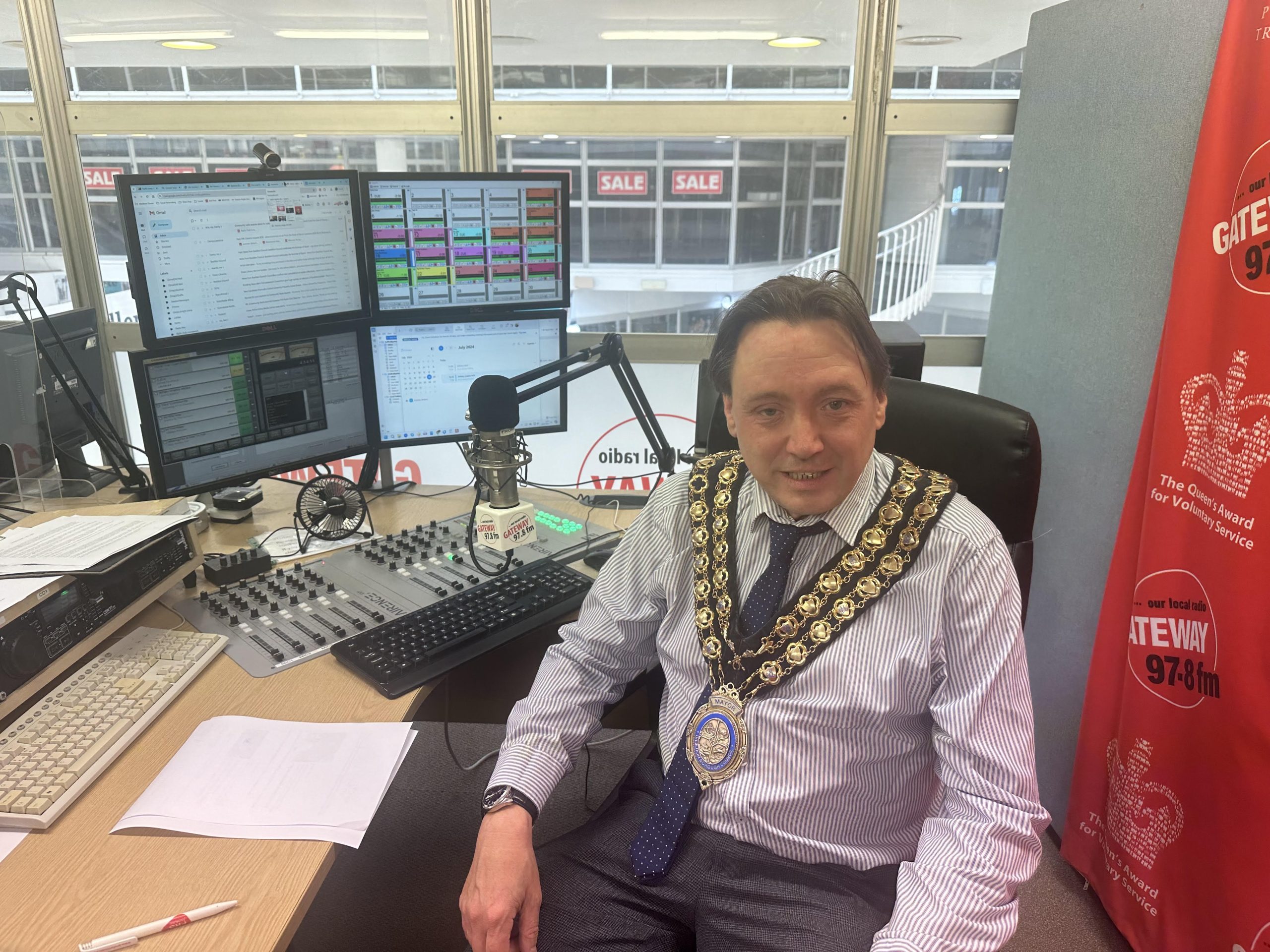 Basildon Mayor Allan Davies speaks to Gateway 97.8